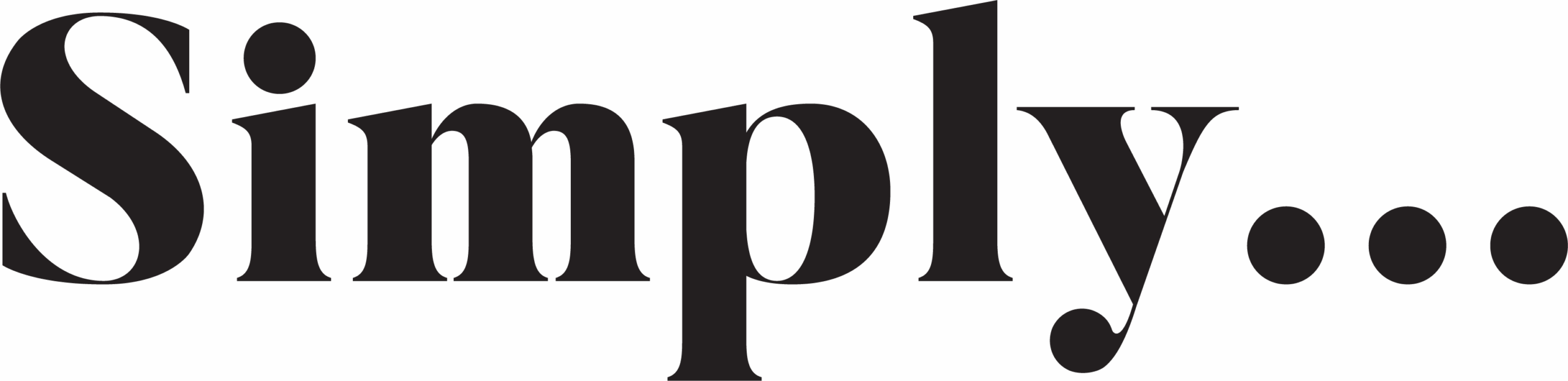 simply logo trade black