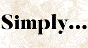 The word Simply... in bold black letters on a textured beige background.